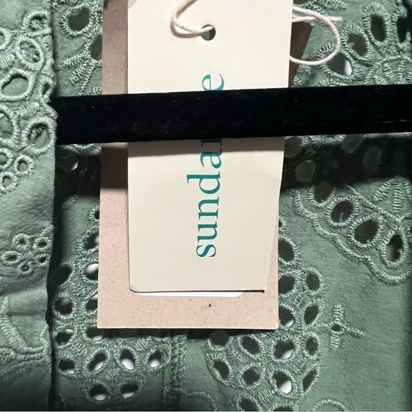 Sundance Moonlight Eyelet Jacket in Sage Green, New with Tags - Picture 6 of 9